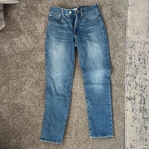 Madewell Women's Straight Leg Jeans - Blue